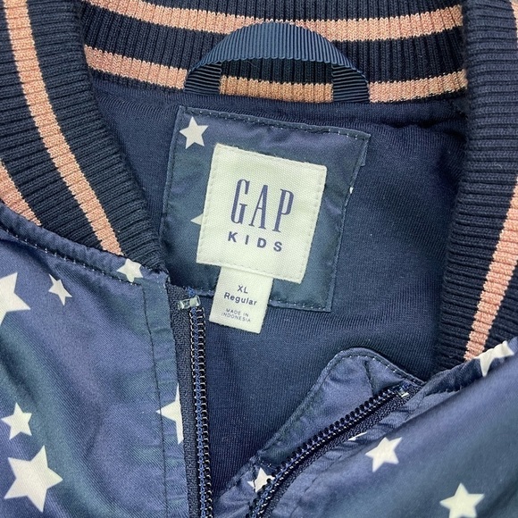 Gap Kids Star Bomber Jacket Size‎ XL Regular - Picture 3 of 11